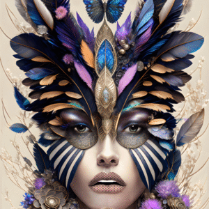 DI-Bond TRIBAL FEATHERS Shower Panel