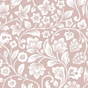 Acrylic WILLIAM MORRIS DUSKY WILD BERRIES Shower Panel