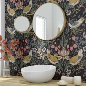 DI-Bond WILLIAM MORRIS STRAWBERRY THIEF COLOUR Shower Panel