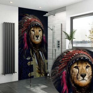 Acrylic CHEROKEE CHEETAH Shower Panel