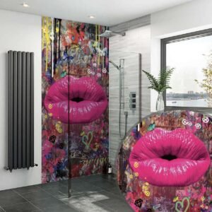 DI-Bond GRAFFITI LIPS  Shower Panel