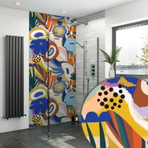 Acrylic CARIBBEAN DREAM SHOWER WALL PANEL Shower Panel