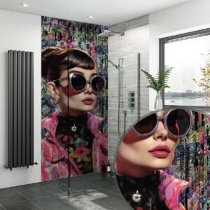 Acrylic FABULOUS AUDREY HEPBURN SHOWER WALL PANEL Shower Panel