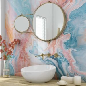 DI-Bond CANDY FLOSS MARBLE Shower Panel