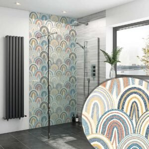 Acrylic TRADITIONAL FRENCH PATTERN 003 SHOWER ACRYLIC WALL PANEL Shower Panel
