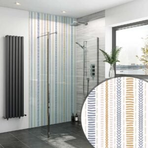 Acrylic TRADITIONAL FRENCH PATTERN 006 SHOWER WALL PANEL Shower Panel