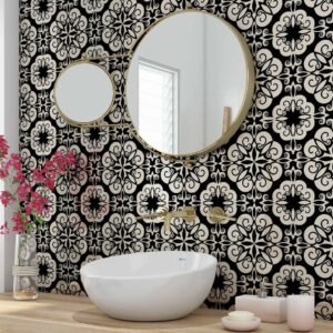 DI-Bond DECORATIVE BAROQUE TILE 01 Shower Panel