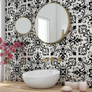 DI-Bond DECORATIVE BAROQUE TILE 02 Shower Panel