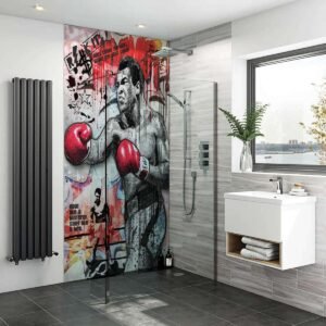 Acrylic MUHAMMAD ALI Shower Panel