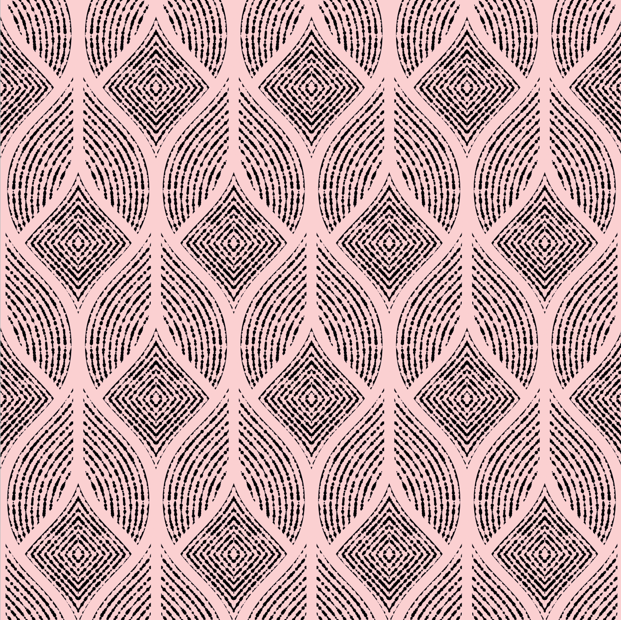 DI-Bond GEOMETRIC ABSTRACT PINK Shower Panel
