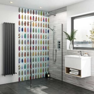 Acrylic FEATHERS Shower Panel