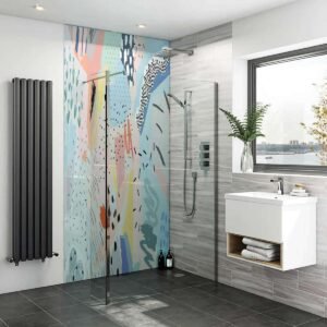 Acrylic ABSTRACT SCANDINAVIAN 04 Shower Panel