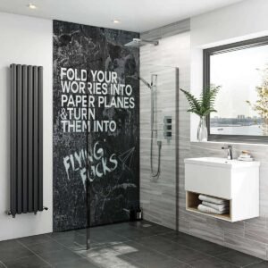 Acrylic FLYING F Shower Panel
