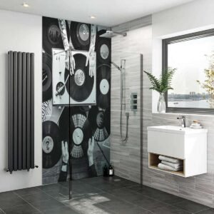Acrylic DJ RECORDS Shower Panel