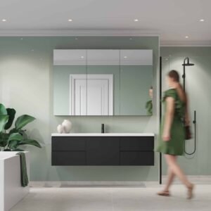Fibo Timeless - Light Mint Shower wall (Plain Panel)