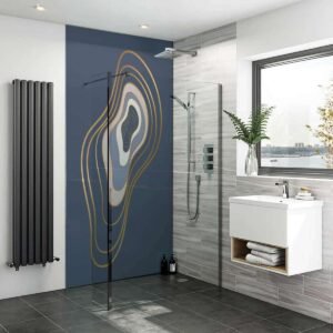 Acrylic ABSTRACT BALANCE 02 Shower Panel