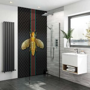 Acrylic FASHION BEE Shower Panel