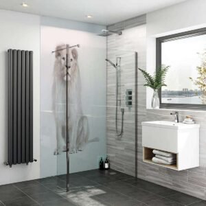 Acrylic PINK LION Shower Panel