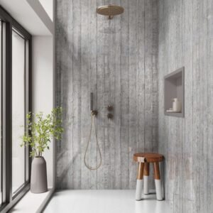 DI-Bond GREY CONCRETE WALL Shower Panel
