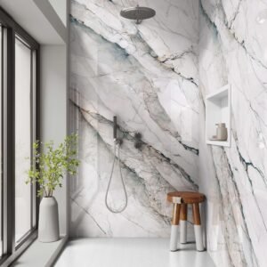 DI-Bond LAMURA VEINED MARBLE Shower Panel