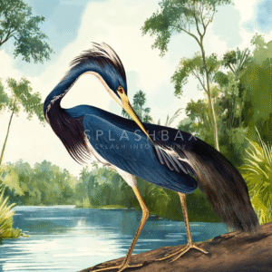 DI-Bond LOUISIANA HERON Shower Panel