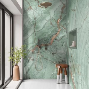 DI-Bond OLIVE GREEN MARBLE Shower Panel