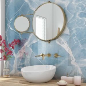 DI-Bond ONYX MARBLE BLUE Shower Panel