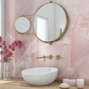 DI-Bond ONYX MARBLE PINK Shower Panel