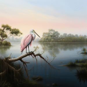 DI-Bond PINK WHITE STORK Shower Panel