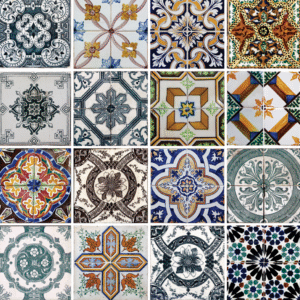 DI-Bond SPANISH AZULEJO TILES Shower Panel