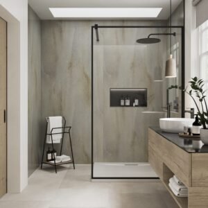 SILVERDALE LIMESTONE Showerwall Majestic Waterproof Core Laminate Panels