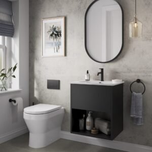 Quartz Grey Showerwall Laminate Panels