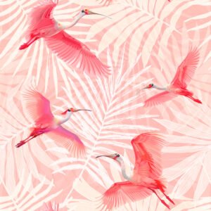 Acrylic Pink Love Shower Panel