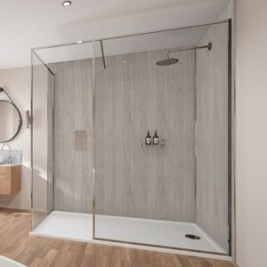 Silver Oak Wetwall Mermaid Plywood Bathroom Wall Boards