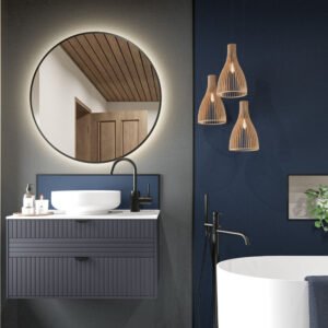 Wetwall Alloy Deep Sea Blue Shower Panel
