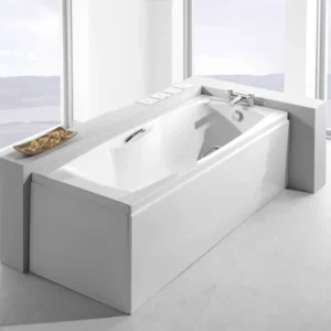 Carron Imperial 1400 x 700 Single Ended Bath With Twin Grips - Carronite