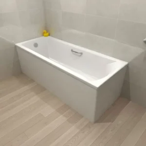 Carron Sigma - Carronite - Single Ended Bath with Twin Grips - 1900 x 900