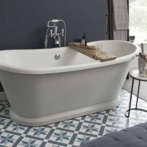 Boat 1580 x 750 Double-Skinned Freestanding Bath - White or Bespoke Colour By BC Designs