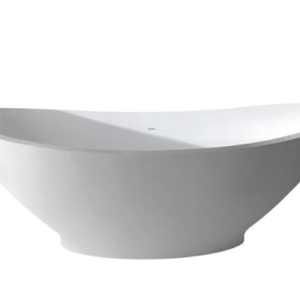 Kurv Cian Solid Surface Freestanding Bath, 1890 x 900 By BC Designs