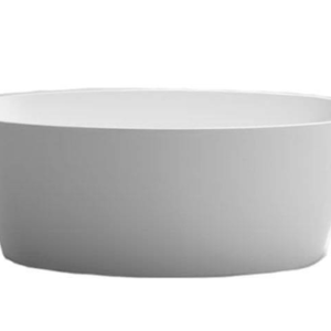 Vive Cian Solid Surface Freestanding Bath, 1610 x 750 By BC Designs