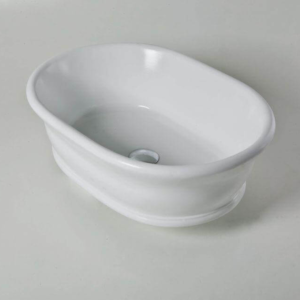 Bampton Cian Solid Surface Freestanding Bath, 1555 x 740 By BC Designs