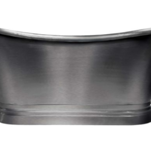 BC Designs Boat 1500 x 700 Tin Classic Roll Top Freestanding Bath