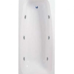 Aquabath Caymen 1700 x 700mm 6 Jet Whirlpool Single Ended Bath