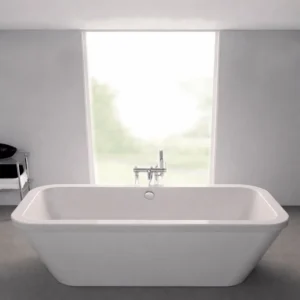 Carron Halcyon Square 1750 x 800 White Freestanding Bath - Reinforced Carronite
