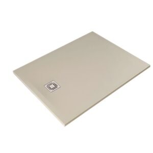 RAK Feeling 1200 x 900mm Cappuccino Stone Resin Shower Tray - Cut To Size