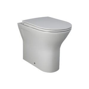 RAK Feeling Matt White Rimless Back To Wall Toilet & Soft Close Seat