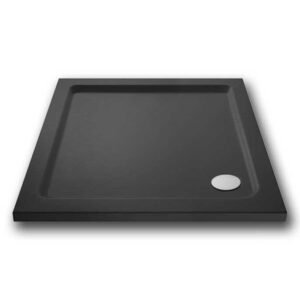 Nuie Pearlstone 900 x 900mm Slate Grey Square Shower Tray