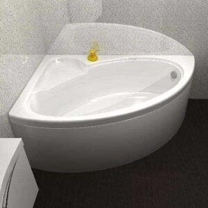 Carron Dove 1550 x 950 Offset Corner Bath - 5mm
