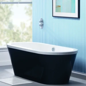 Carron Halcyon 1750 x 800 Black Freestanding Bath - Reinforced Carronite
