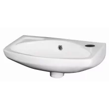Nuie Arley 450mm White Wall Hung Cloakroom Basin